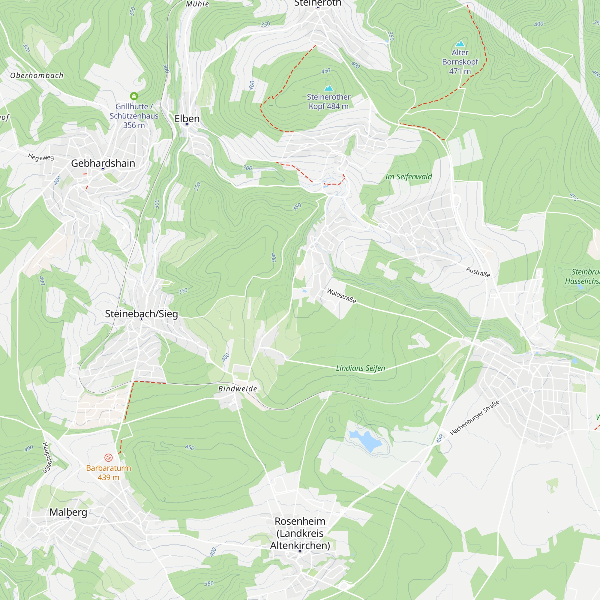 Grillhütte Dickendorf map