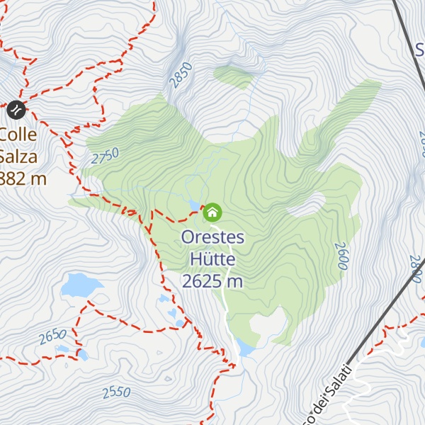 Map of Orestes Hütte