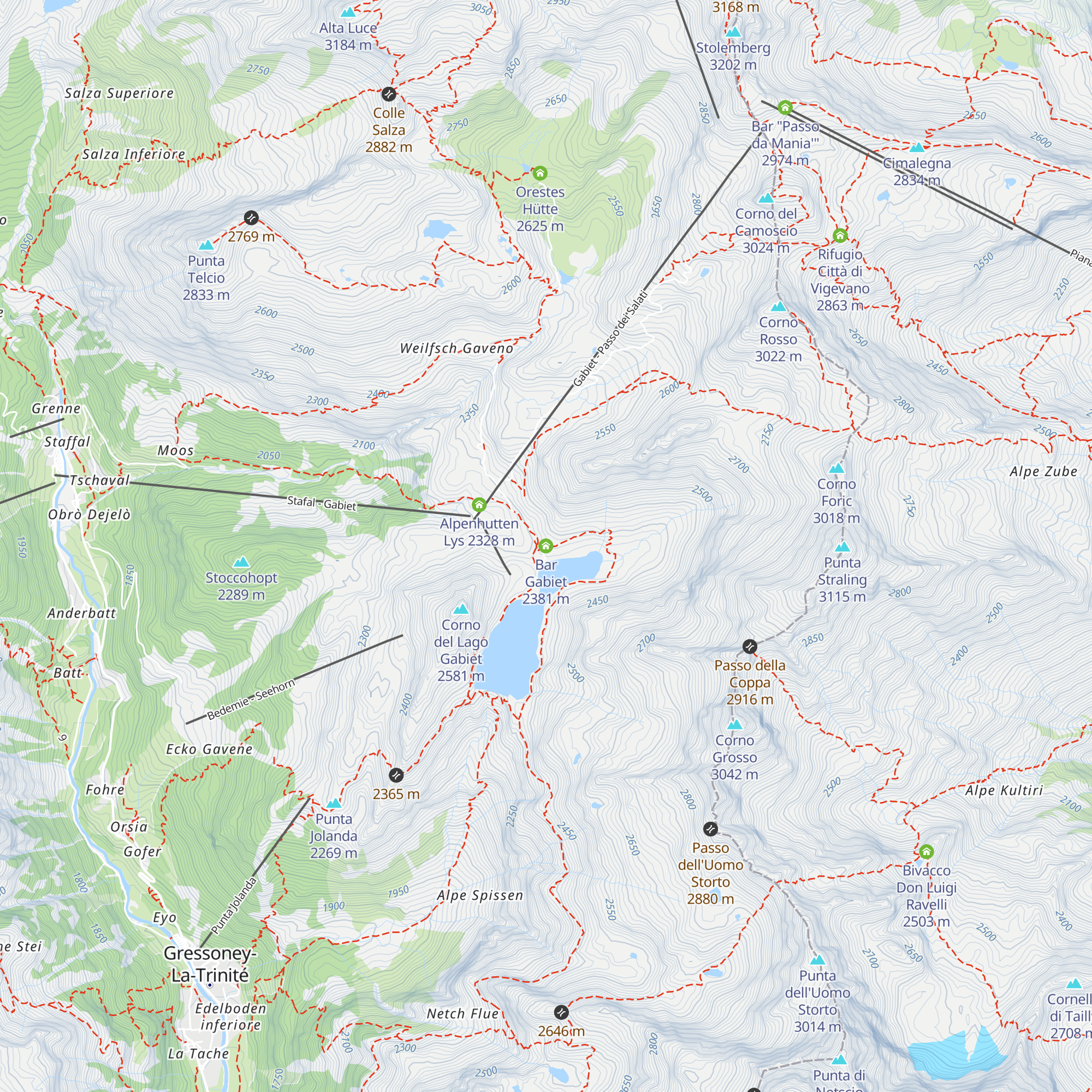 Bar Gabiet map