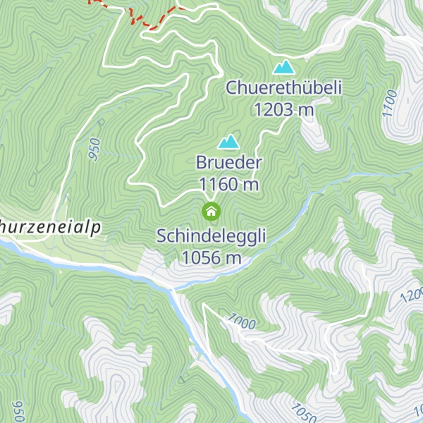 Map of Schindeleggli