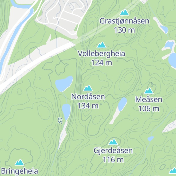 Map of Nordåsen
