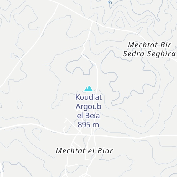 Map of Koudiat Argoub el Beïa