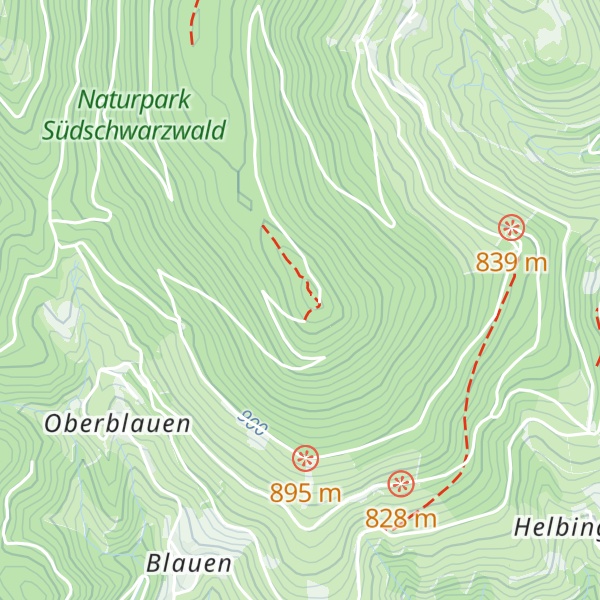 Map of Zeller Blauen
