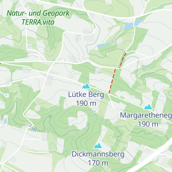 Map of Lütke Berg