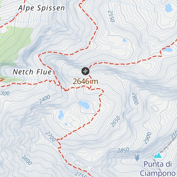 Map of Bivacco Gastaldi