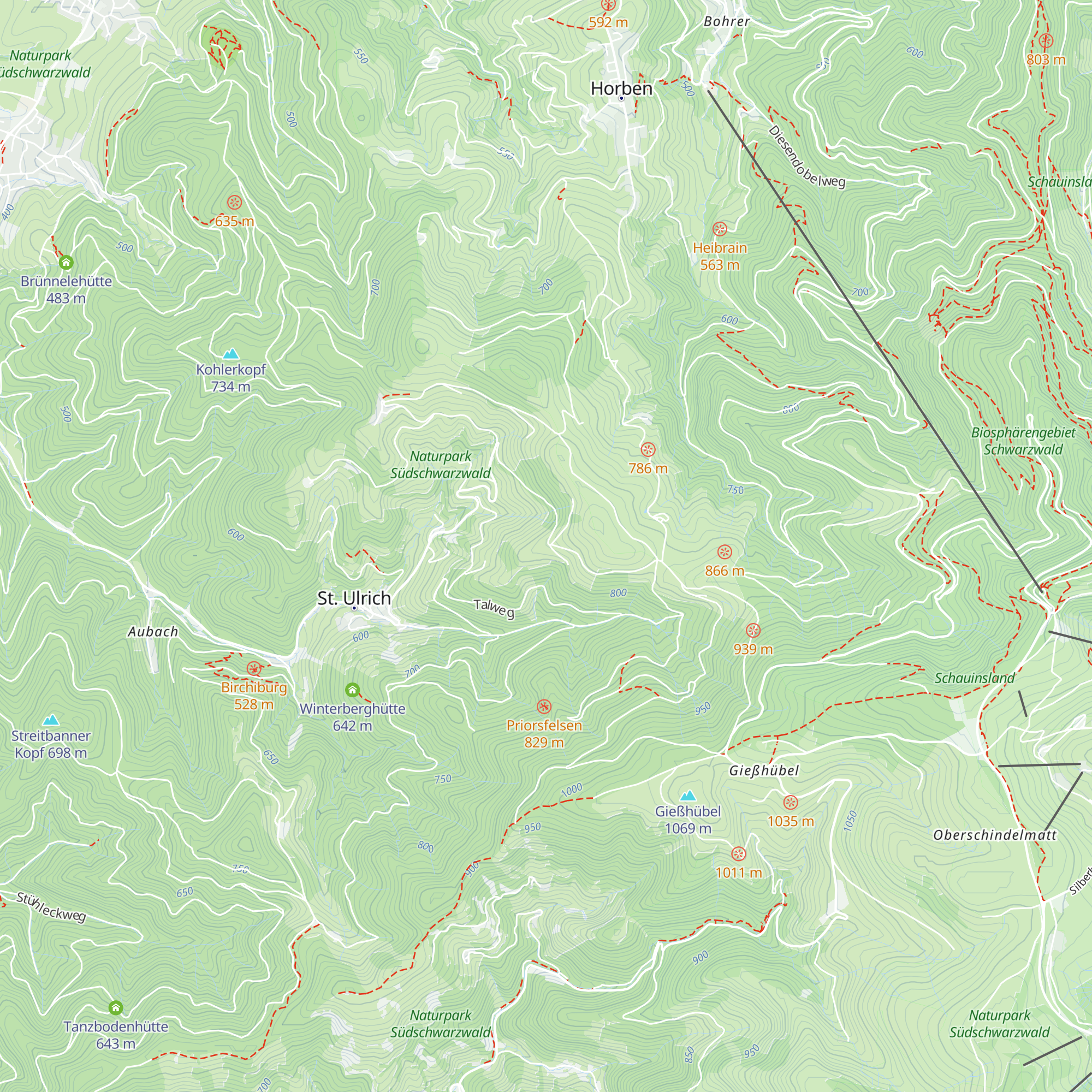 Wanderheim Berglusthaus map