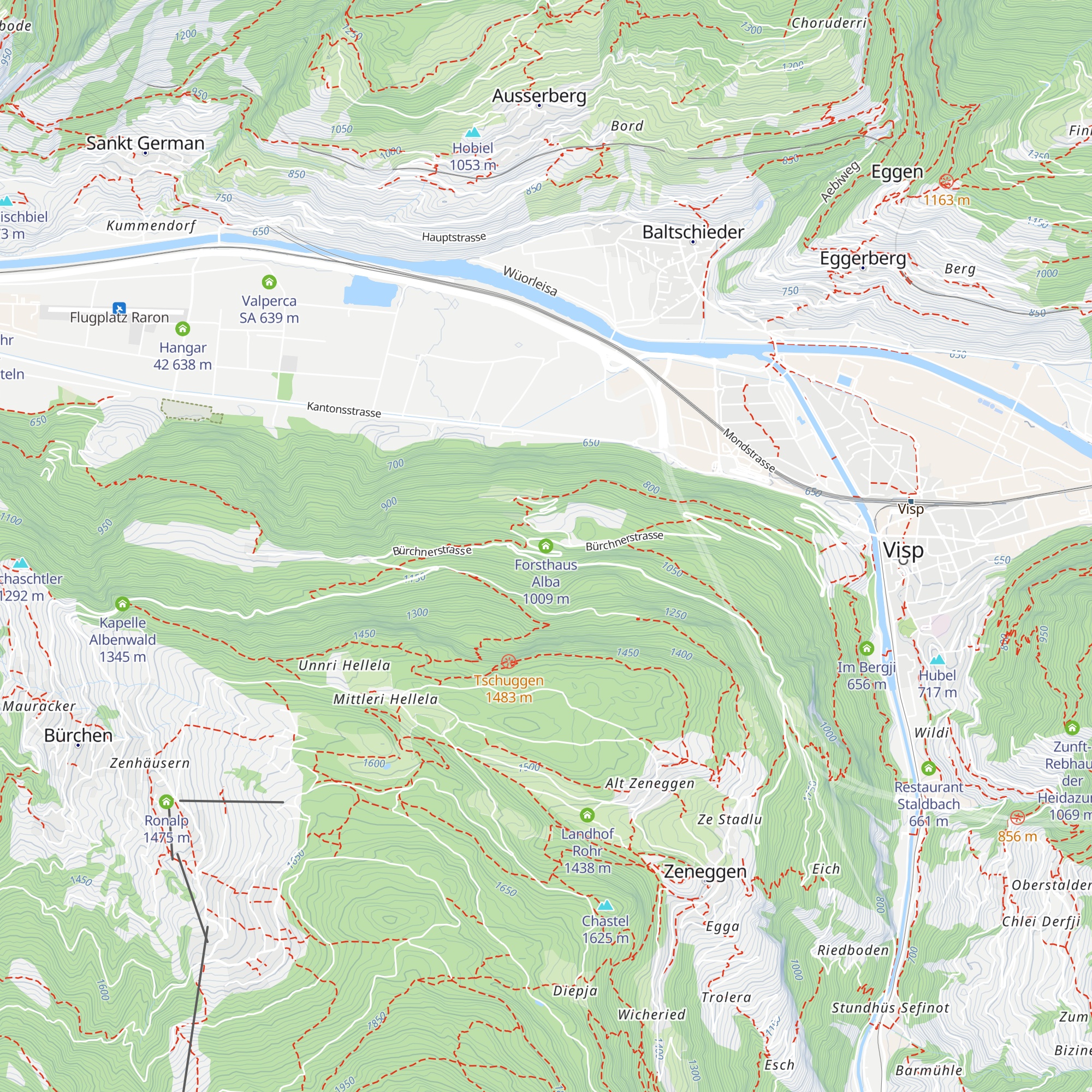 Forsthaus Alba map