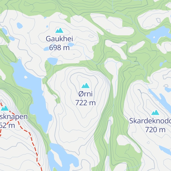 Map of Ørni
