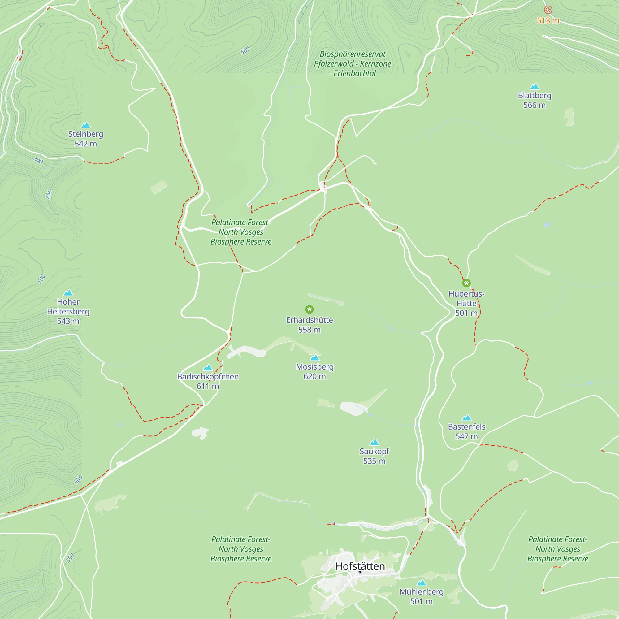 Erhardshütte map