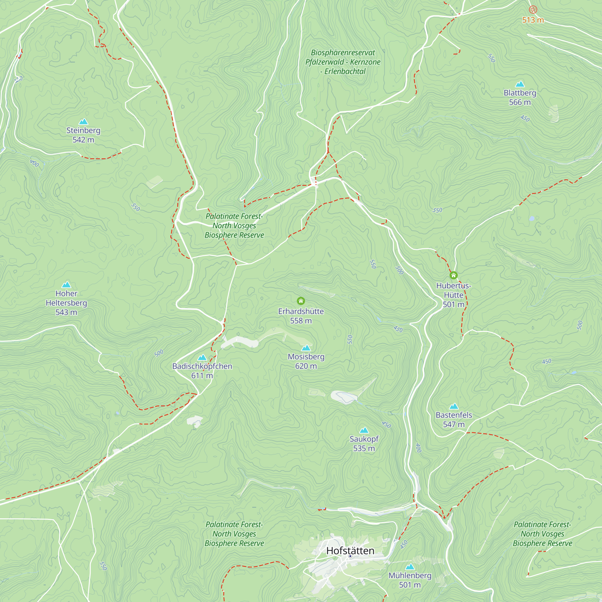 Erhardshütte map
