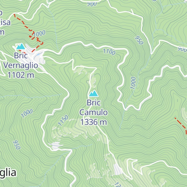 Map of Bric Camulo
