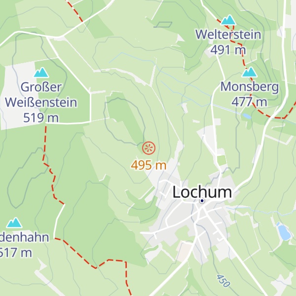 Map of Schillstein-Hütte