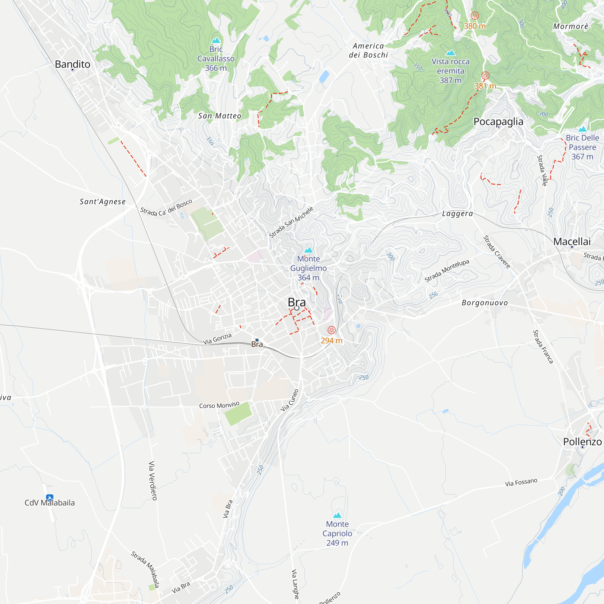 Ufficio Turistico Bra map