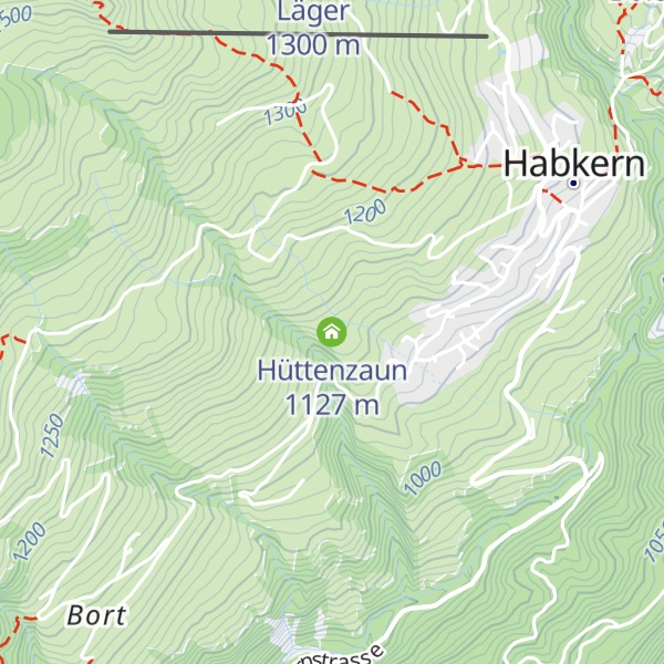 Map of Hüttenzaun