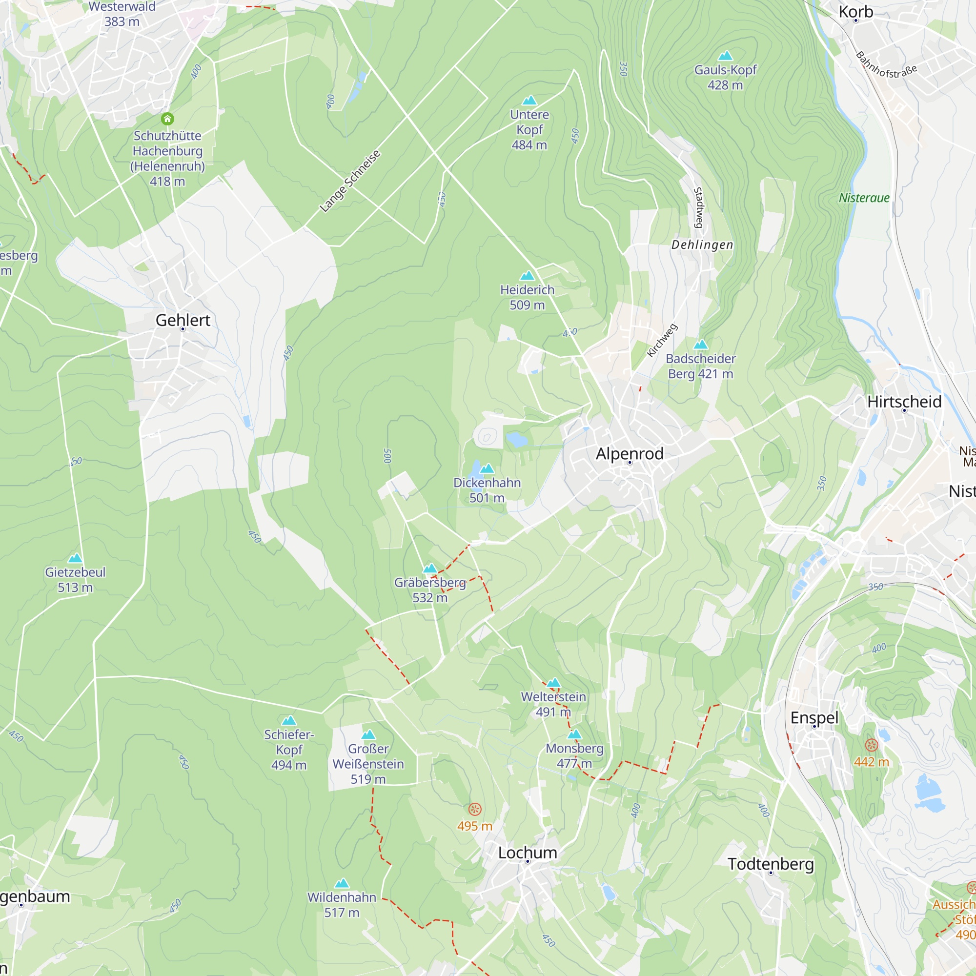 Schutzhütte Alpenrod & Angelverein Lochum e.V. map