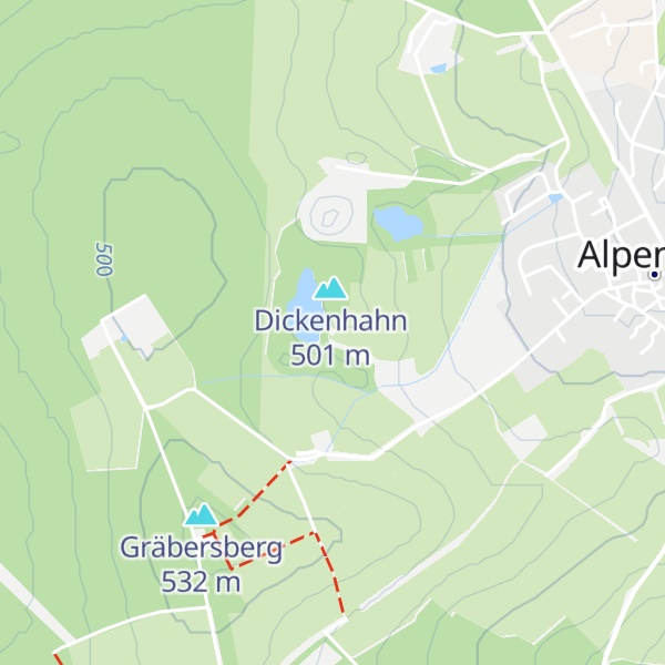 Map of Schutzhütte Alpenrod & Angelverein Lochum e.V.