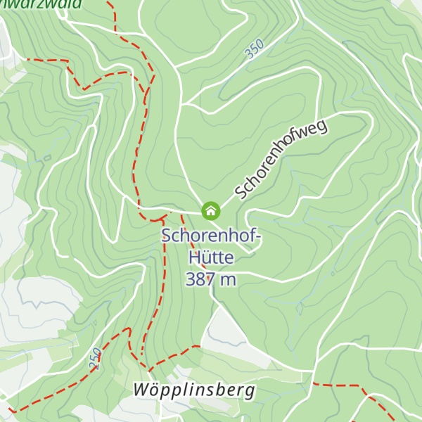 Map of Schorenhof-Hütte