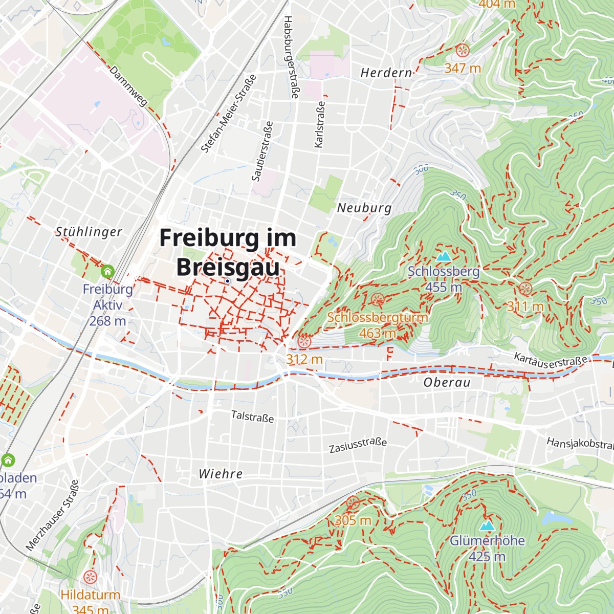 Münsterbauhütte map