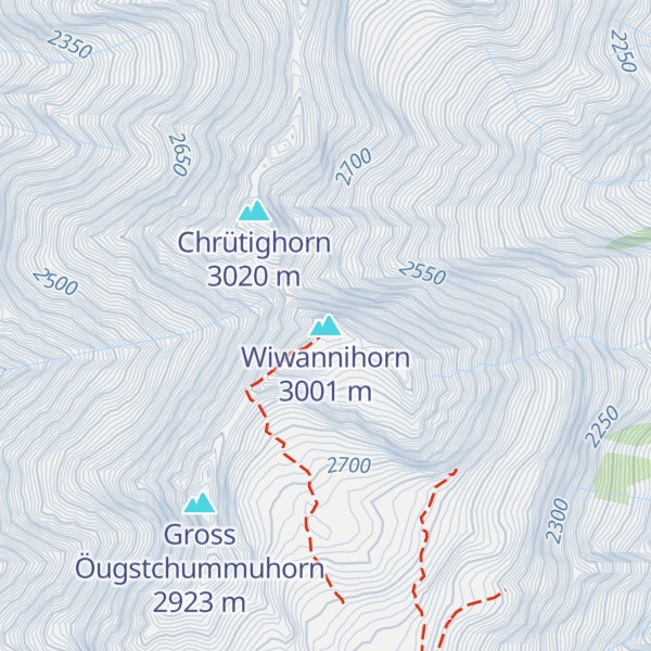 Map of Wiwannihorn