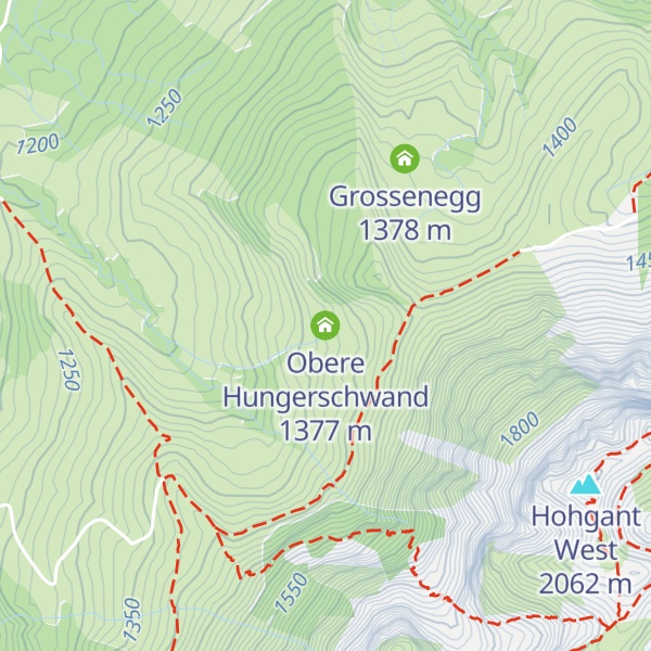 Map of Obere Hungerschwand