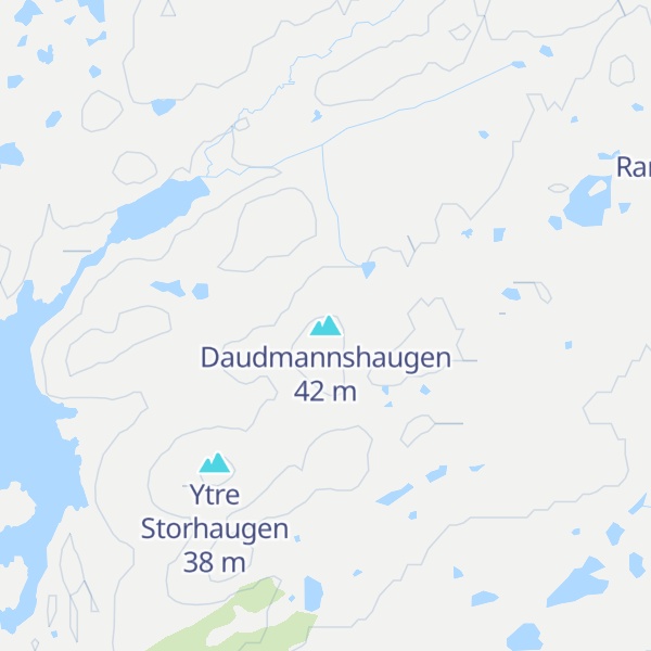 Map of Daudmannshaugen