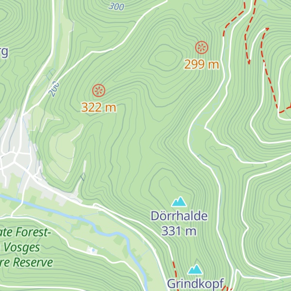 Map of Schutzhütte PWV Niederschlettenbach