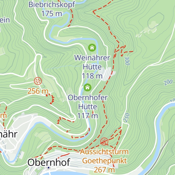 Map of Obernhofer Hütte