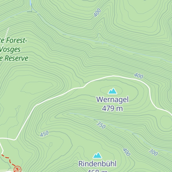 Map of Hahnenhütte
