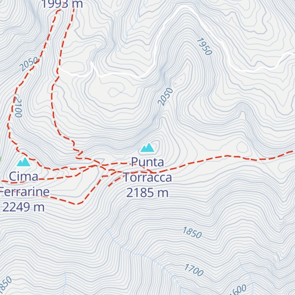 Map of Punta Torracca