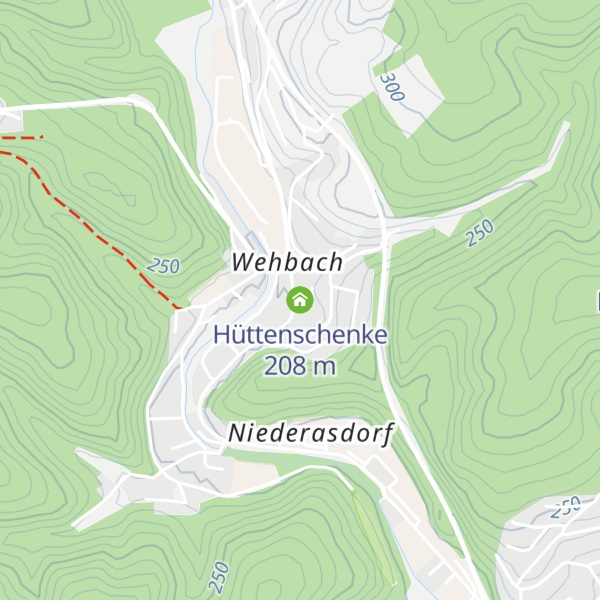 Map of Hüttenschenke