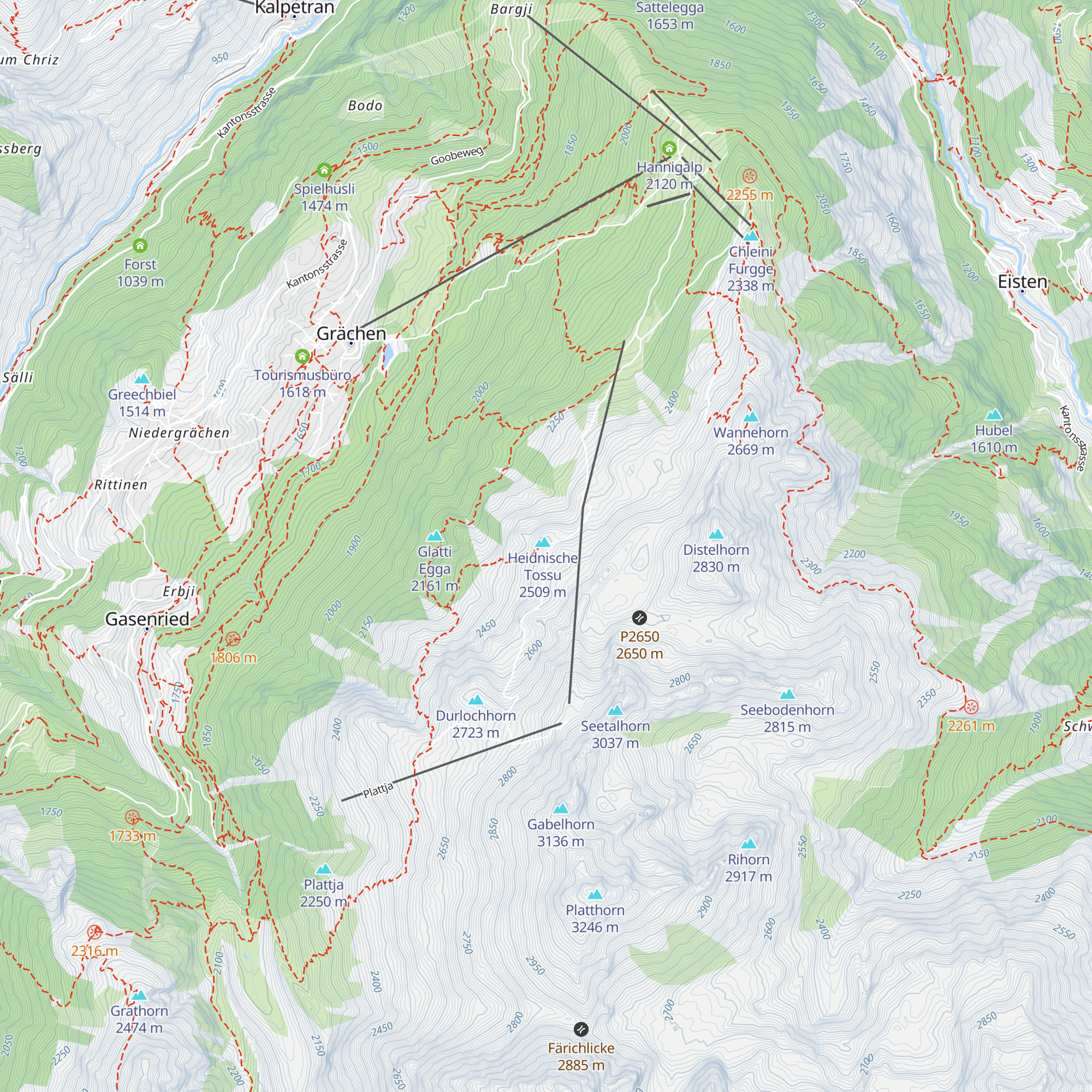 Spiel-Hütte map