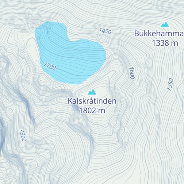 Map of Kalskråtinden