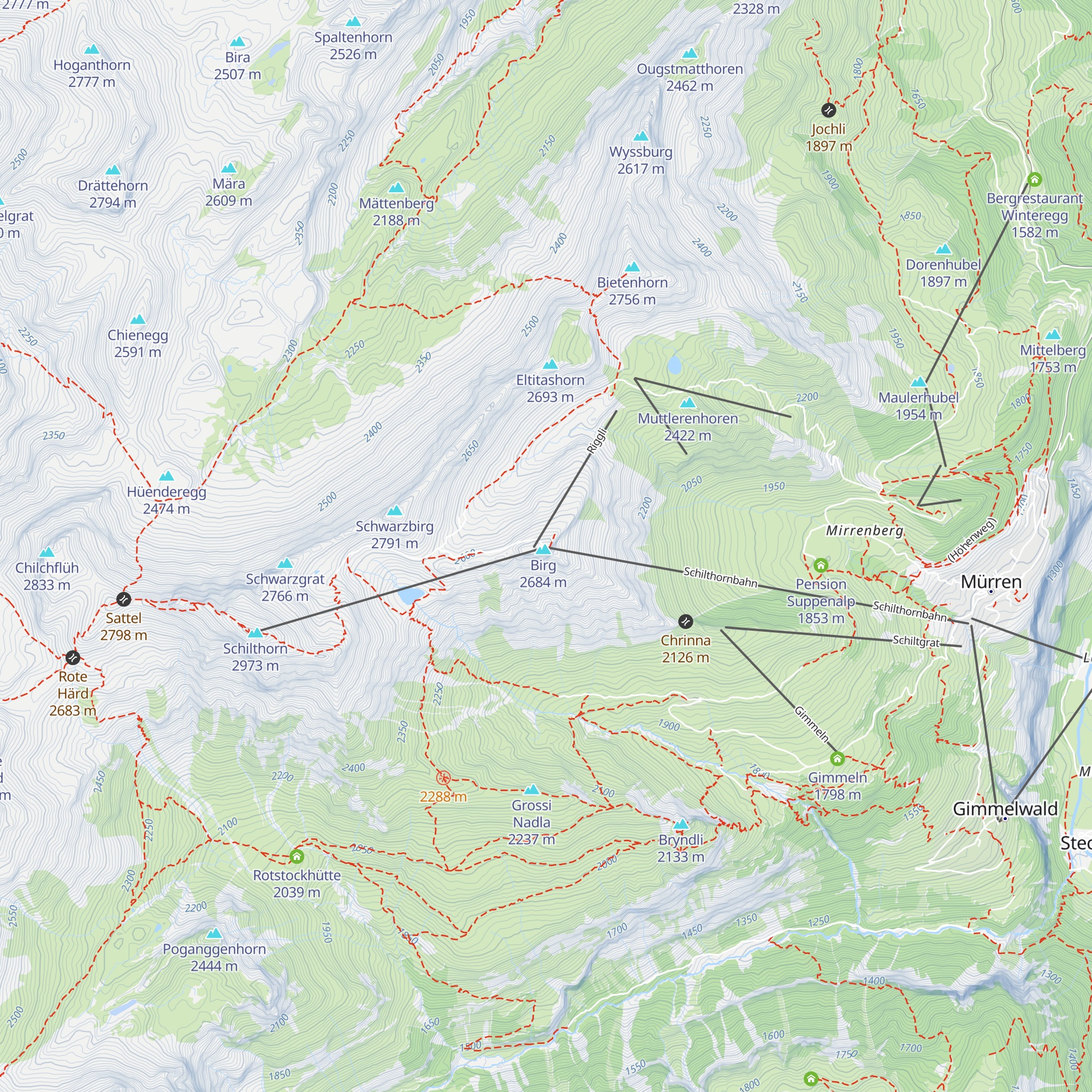 Bistro Birg map