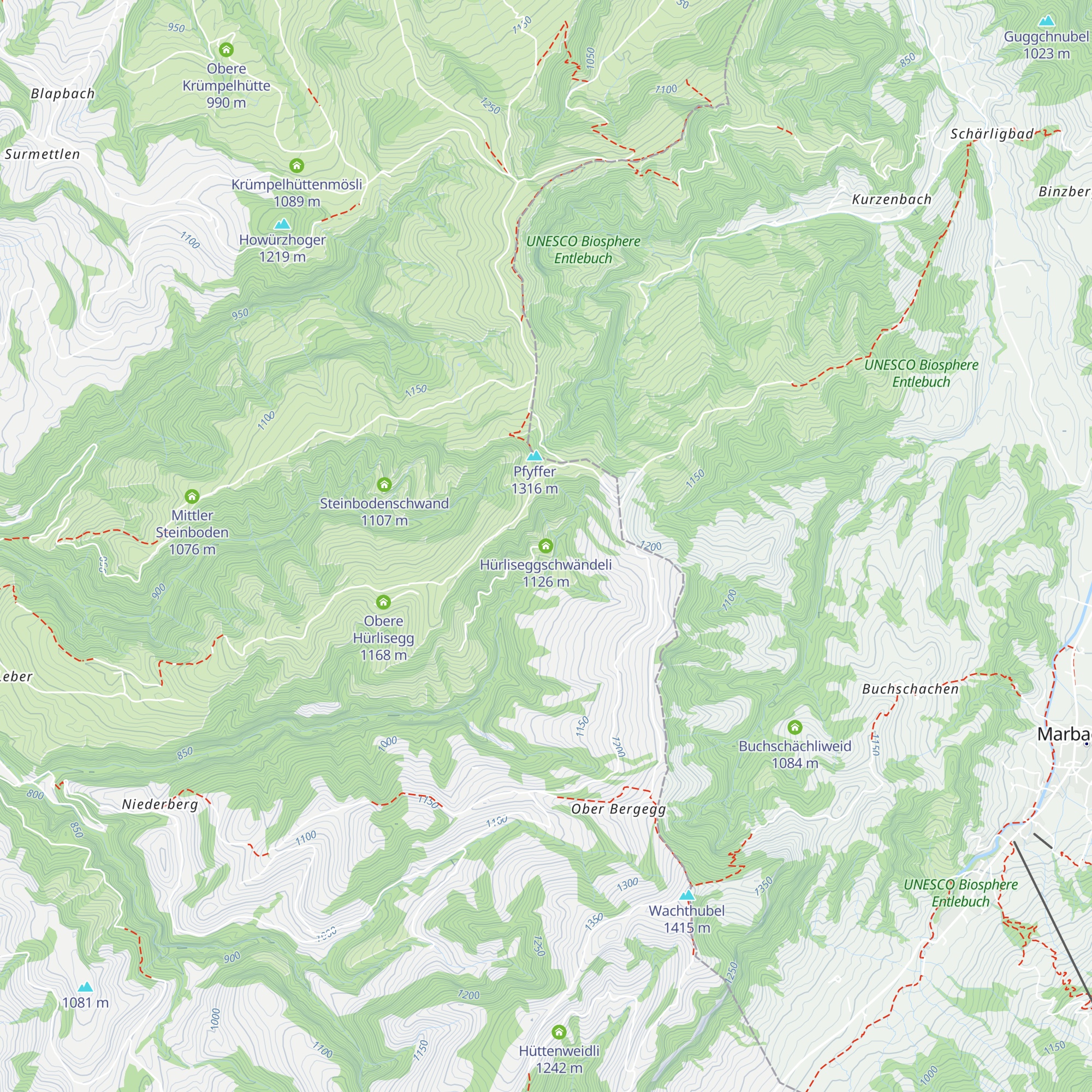 Hürliseggschwändeli map