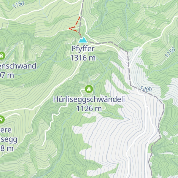 Map of Hürliseggschwändeli