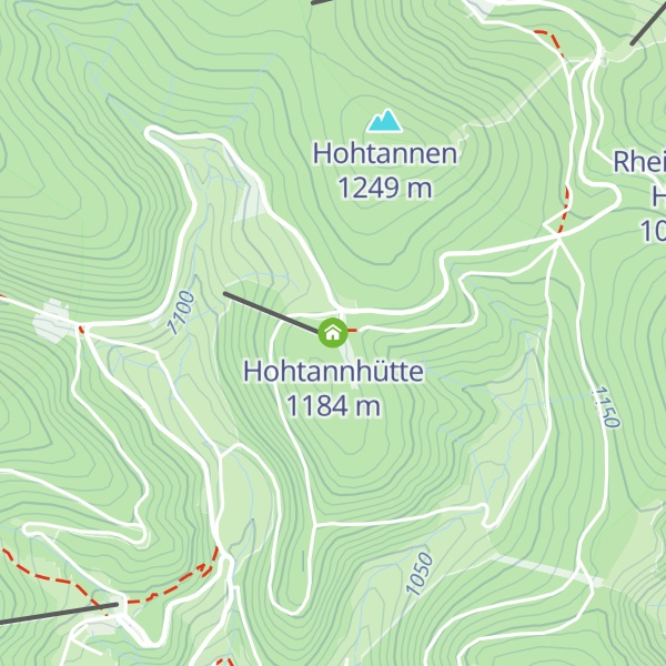 Map of Hohtannhütte