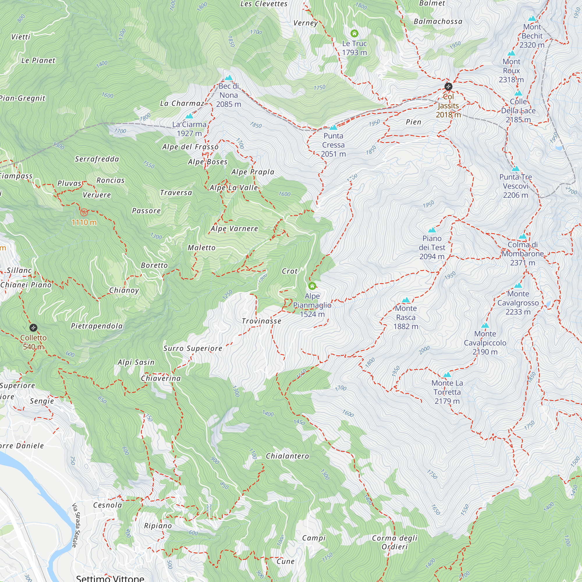 Agriturismo Belvedere map