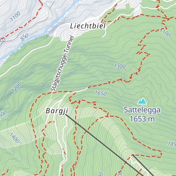Map of Restaurant Hohtschuggen