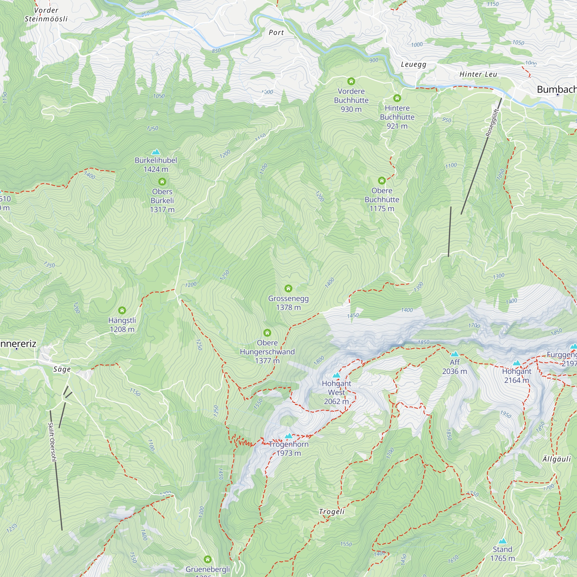 Grossenegg map