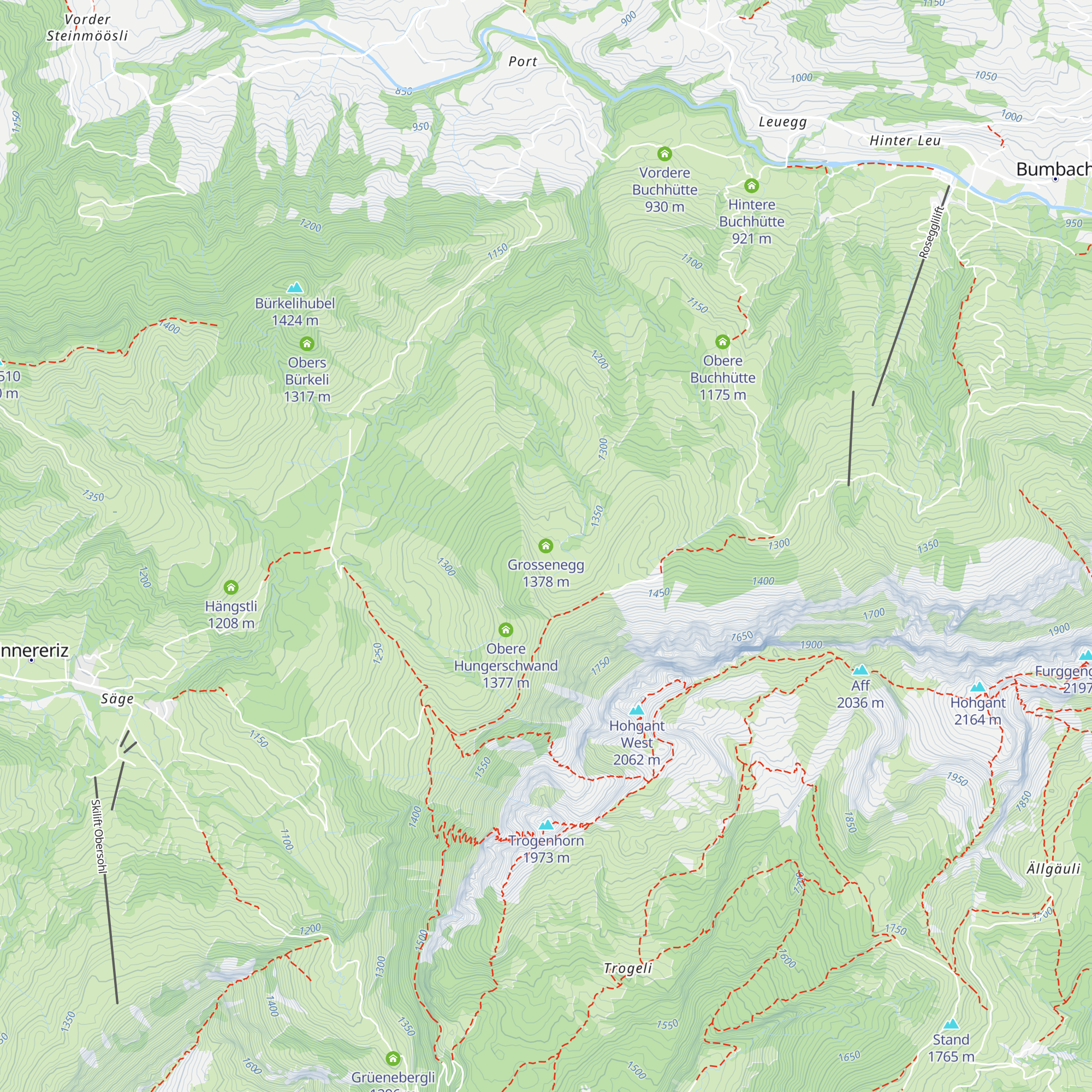 Grossenegg map