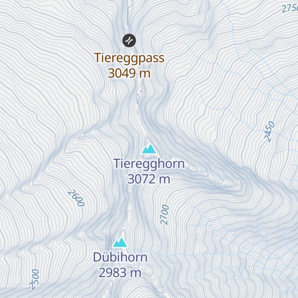 Map of Tieregghorn