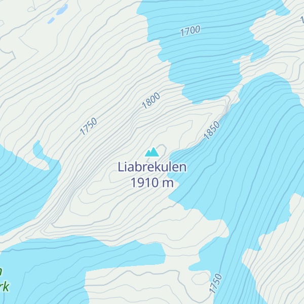 Map of Liabrekulen