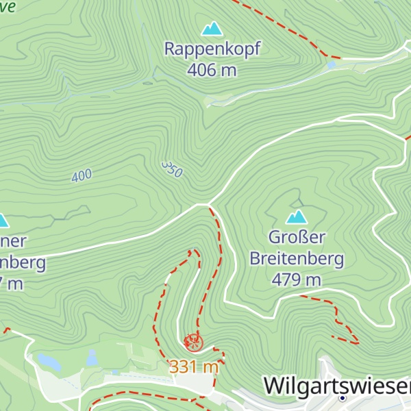 Map of Schutzhütte Breitenberg