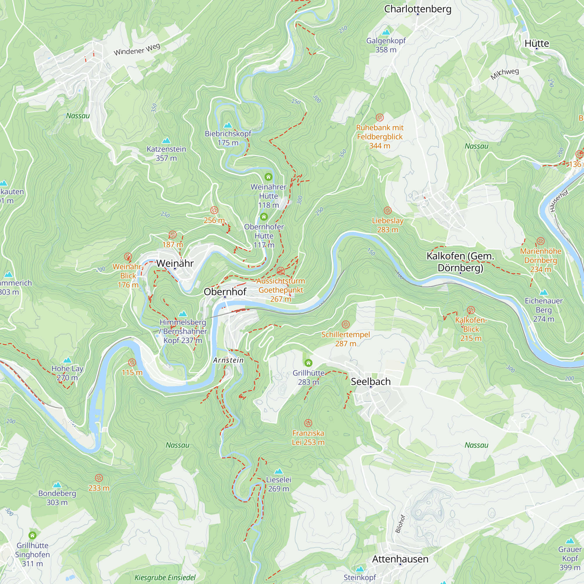 Wingertschützhütte Obernhof / Trulli map