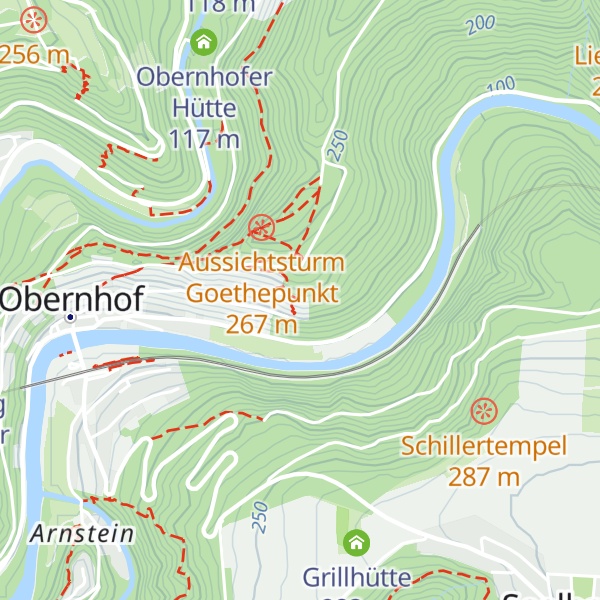 Map of Wingertschützhütte Obernhof / Trulli