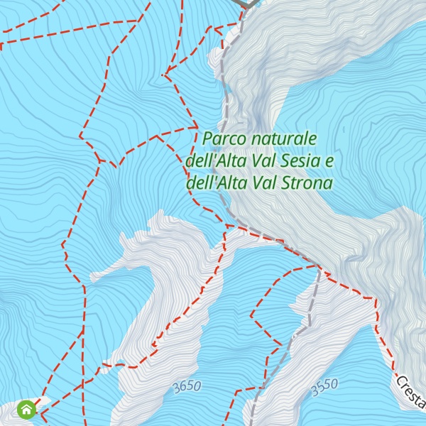 Map of Piramide Vincent