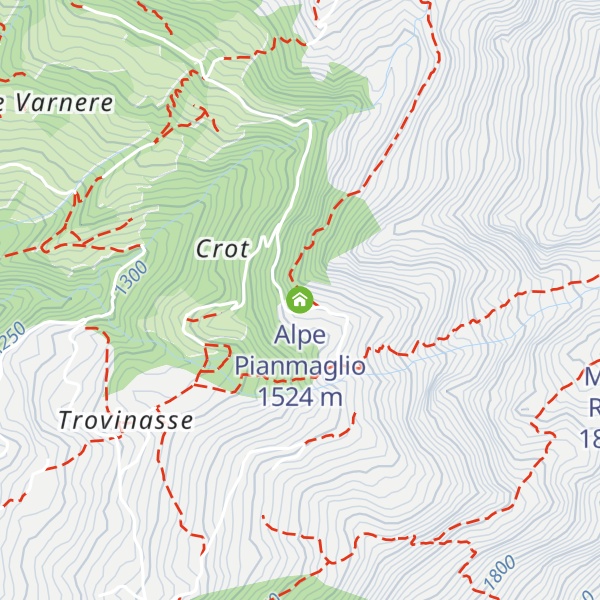 Map of Alpe Pianmaglio