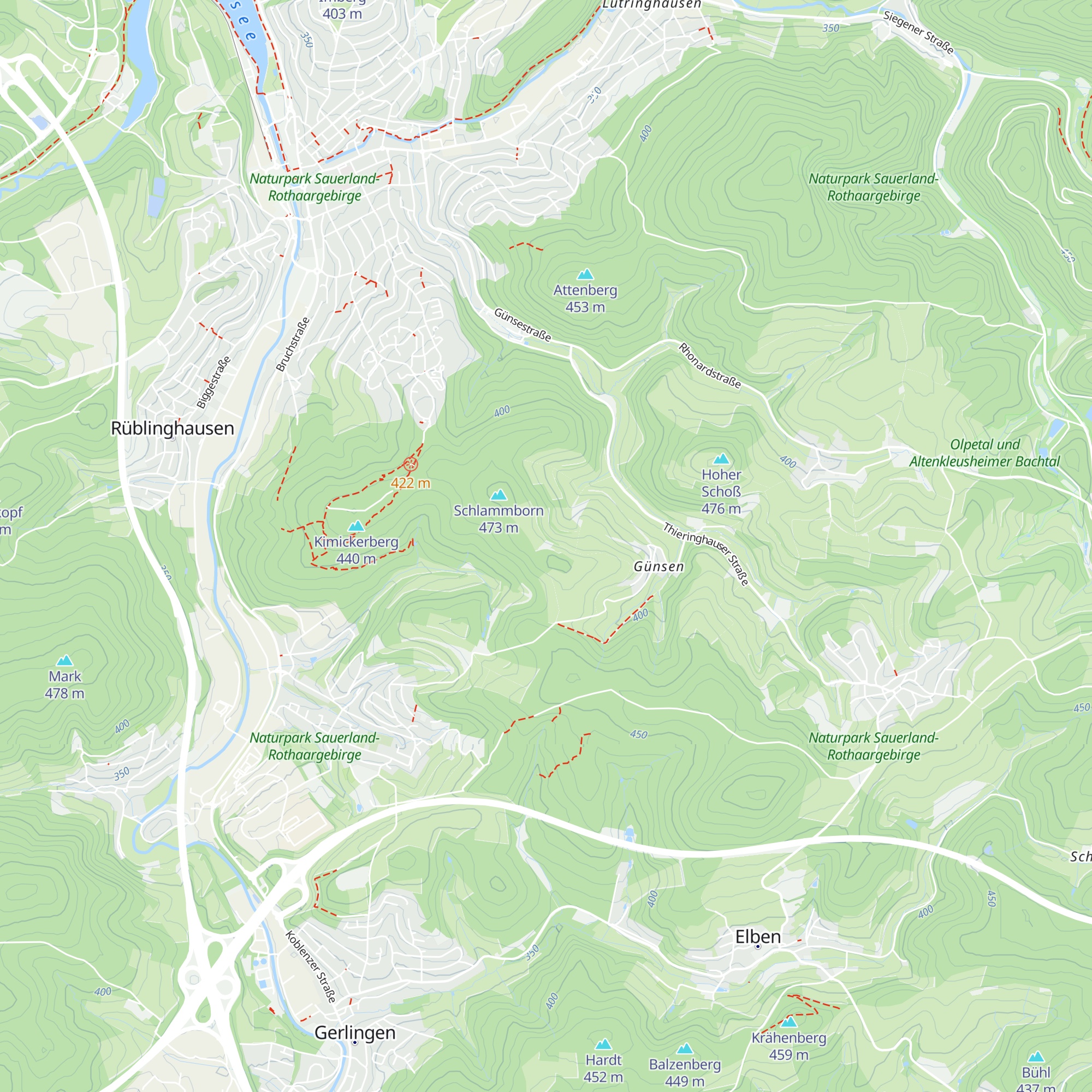 Jahnhütte map
