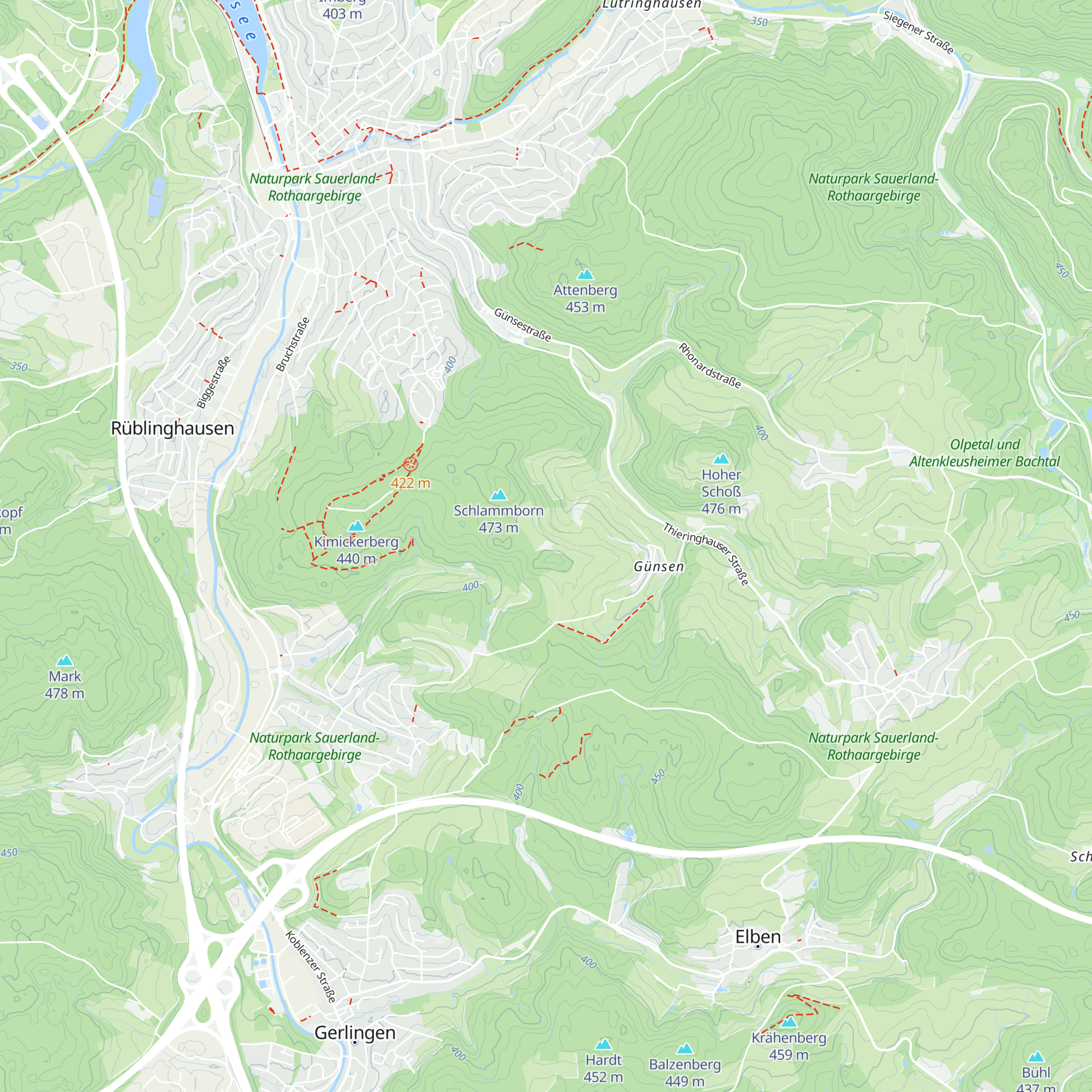 Jahnhütte map
