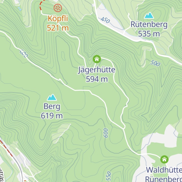 Map of Stierestallhütte
